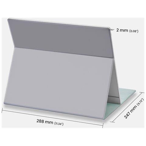 Custodia Stand Magnetica Note Max / Tab X C Nera - Protezione Elegante E Stabile - Foto 4