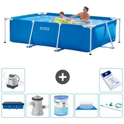 Piscina Fuori Terra - Rettangolo - 260x160x65 Cm - Blu - Include Accessori Coordinati A93 - Foto 1