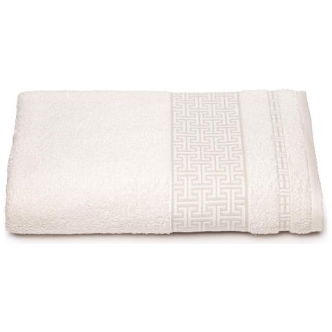 Telo Bagno Sede Atene In Cotone Colore Bianco Misura Standard - Foto 3