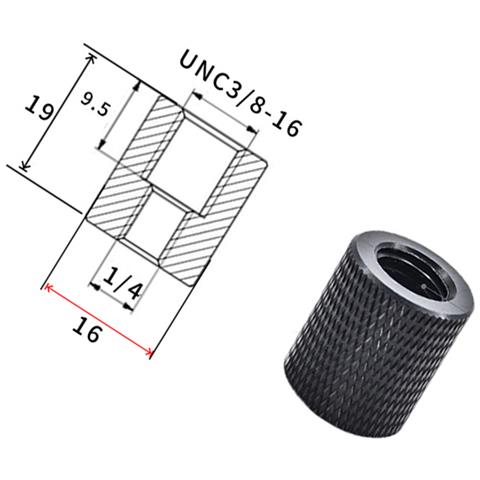Confezione Da 5 Adattatori Con Filettatura Maschio Da 1/4"" Femmina A M8 Per Treppiedi E Accessori Per Fotocamere   3/8-16 - Foto 2