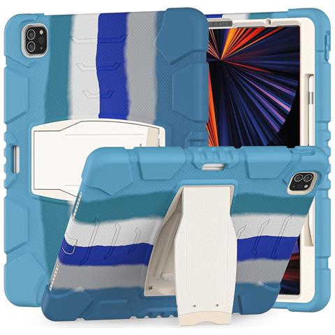Custodia Per Ipad Pro 12.9"" Con Supporto E Alloggiamento Per Stilo Blu - Foto 1