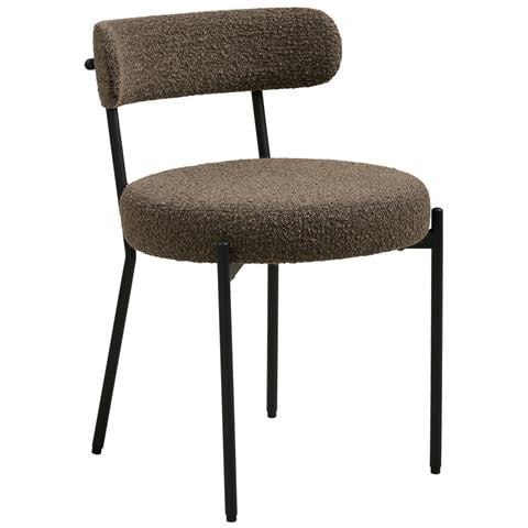 Set Di 2 Sedie Badalona - Nero - Plastica - 46,5x55x82 Cm - Foto 1