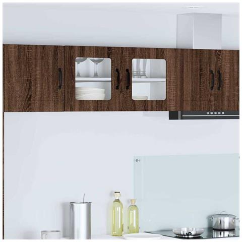 Pensile cucina Rovere Marrone 80 x 31 x 40 cm Legno multistrato - Foto 2