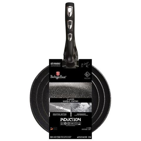 BH-6159 Set di padelle in granito - Pentole antiaderenti - Foto 5