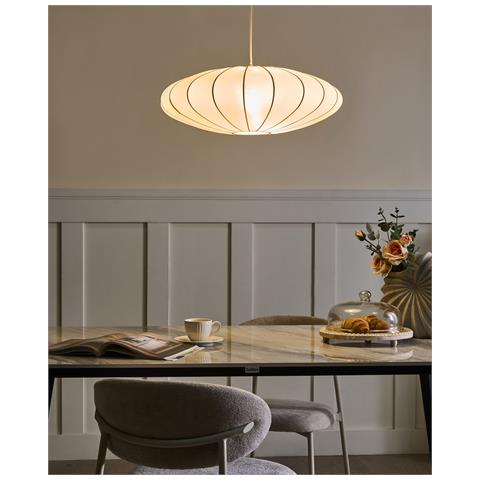 Lampadario Guacara Bianco Sporco - Foto 1