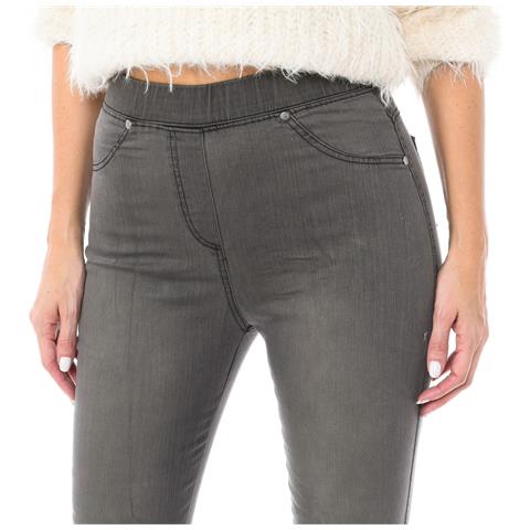 Leggings Lunghi Da Donna In Stile Jeans 1809 - Foto 3