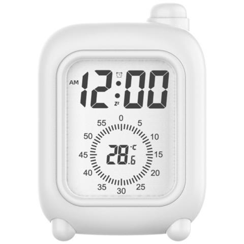 Sveglia A Valigia Ricaricabile Con Timer Visivo Per Studio Focalizzato White - Foto 2