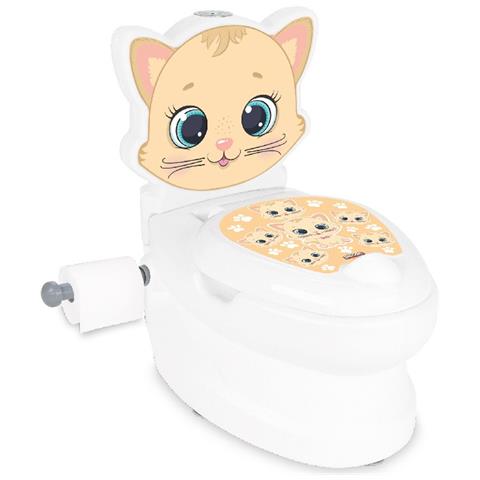 Vasino interattivo bianco per bambini, toilette Gattino - Foto 1