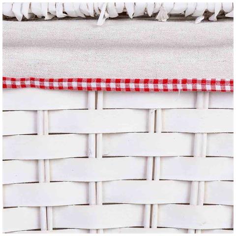 Cesto Portabiancheria In Vimini Grigio 32x32x28h Cm - Foto 7