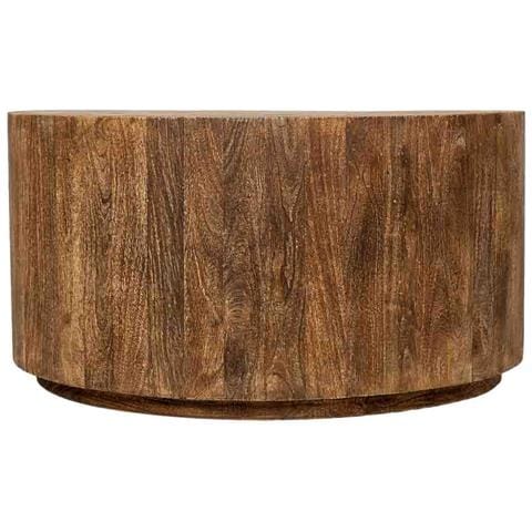 Tavolino Da Caffè In Legno Marrone 95x95x48h Cm - Foto 2