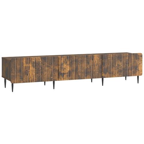 Mobile TV Rovere Fumo 147 x 34,5 x 32 cm Legno ingegnerizzato - Foto 1