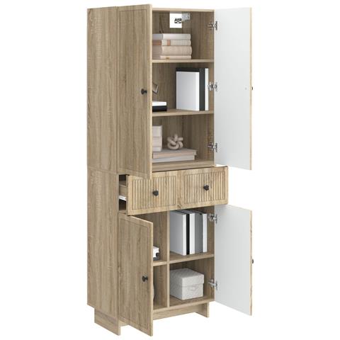 Set di armadi 2 pcs 66 x 34,5 x 90 cm Legno ingegnerizzato - Foto 2