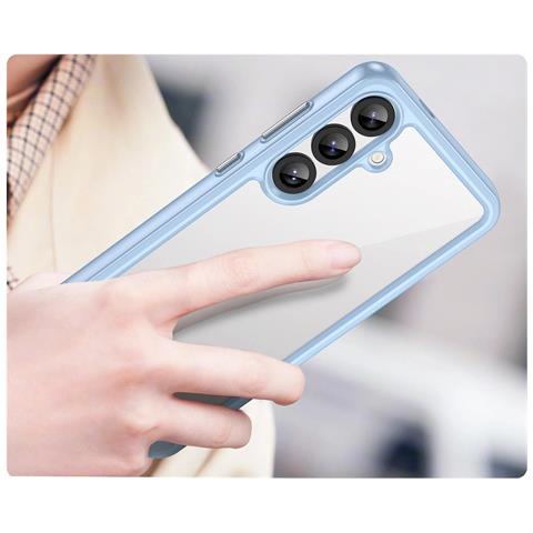 ""outer Space Case"" - Custodia In Silicone Con Supporto In Gel Per Samsung Galaxy S25+ - Blu - Foto 5