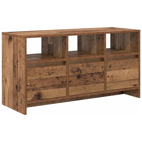 Mobile TV 102 x 37,5 x 52,5 cm Legno di quercia - Foto 1