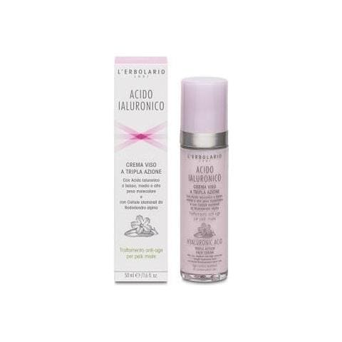 Acido Ialuronico Crema Viso a Tripla Azione Trattamento Antiage Pelli Miste 50 ml - Foto 1