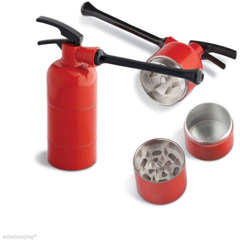 Grinder Pipa Per Tabacco Chilling Time Fire Pipe Metallo 3 Parti 3 Cm Pipetta - Foto 1