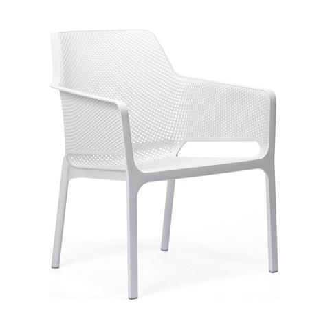 Poltrona Relax Net In Polipropilene Fiber-glass Bianco - Foto 1