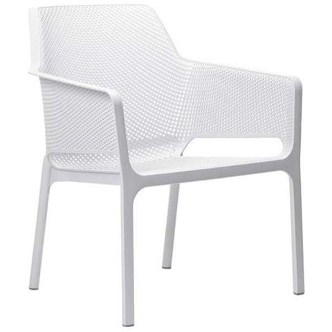 Poltrona Relax Net In Polipropilene Fiber-glass Bianco - Foto 2