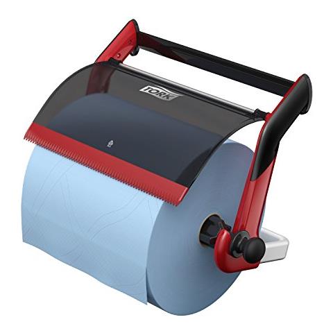 Dispenser 652 108 P / Carta prestazioni Supporto Con A Parete, Sistema W1, 46,3 Cm (Altez.), 64.6 cm (largh.), 27,4 cm (Profond.) Plastica / metallo, Colore Rosso e grigio fumo - Foto 2