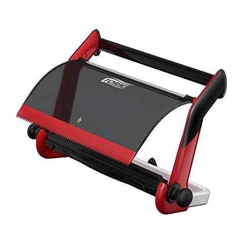 Dispenser 652 108 P / Carta prestazioni Supporto Con A Parete, Sistema W1, 46,3 Cm (Altez.), 64.6 cm (largh.), 27,4 cm (Profond.) Plastica / metallo, Colore Rosso e grigio fumo - Foto 3