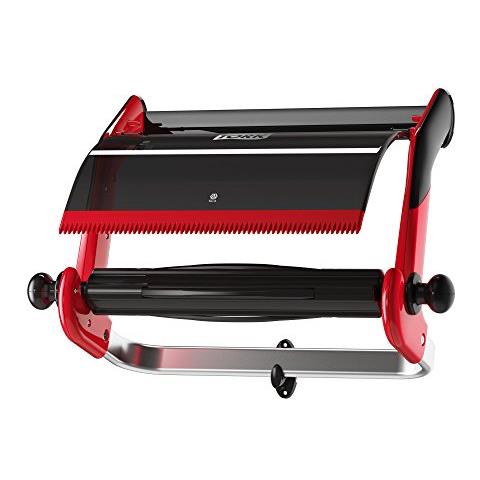 Dispenser 652 108 P / Carta prestazioni Supporto Con A Parete, Sistema W1, 46,3 Cm (Altez.), 64.6 cm (largh.), 27,4 cm (Profond.) Plastica / metallo, Colore Rosso e grigio fumo - Foto 1