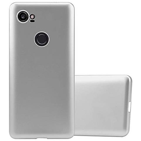 Custodia Compatibile Con Google Pixel 2 Xl In Argento Metallico - Coperchio Protettivo In Silicone Tpu Flessibile - Foto 1