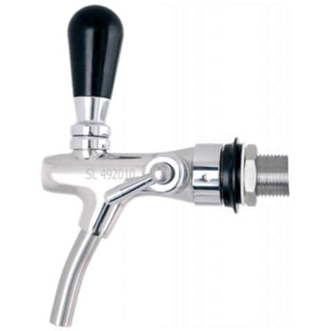 ICH-ZAPFE - Rubinetto Birra Con Compensatore V10 In Acciaio Inossidabile Lucido 0762743493500