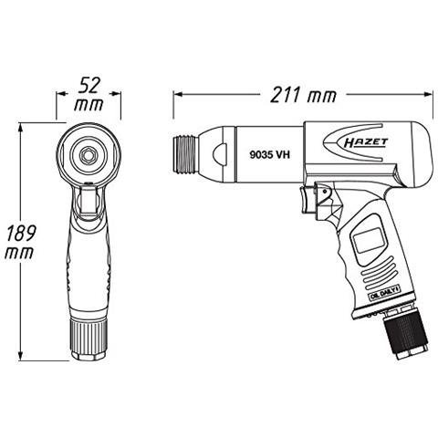 9035h / 6 Set Di Un Scalpelli Martello, 0 W, 0,0001 V - Foto 3