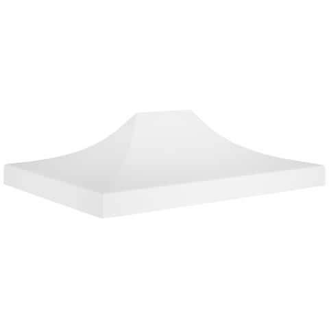 Tetto per Tendone per Feste 4,5x3 m Bianco 270 g / m² - Foto 1