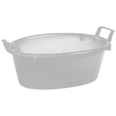 Bacinella Ovale 65cm 45lt Neutro - Foto 1
