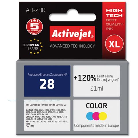 AH-728, Ciano, Magenta, Giallo, Alto, - HP DeskJet 3300, 3320, 3322, 3323, 3325, 3400, 3420, 3425, 3450, 3500, 3520, 3535, 3550, 3600, 362, Ad inchiostro - Foto 1