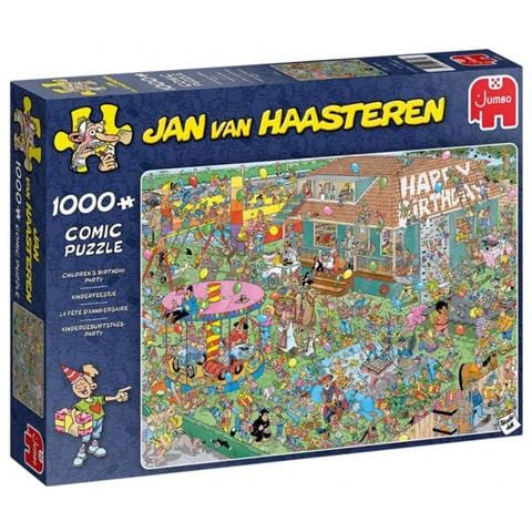 Jan Van Haasteren Children's Birthday Party 1000 Pcs Puzzle 1000 Pz Fumetti - Foto 1