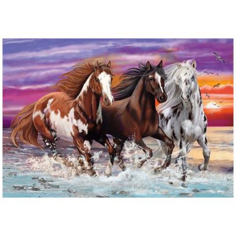 Puzzle Trio Van Wilde Paarden Junior 200 Pezzi - Foto 2