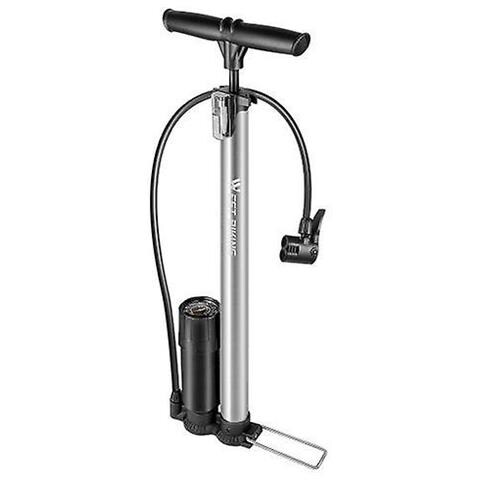PNEUMATICO bicicletta pista Pavimento Pompa Presta Schrader con manometro 3 YR GARANZIA 