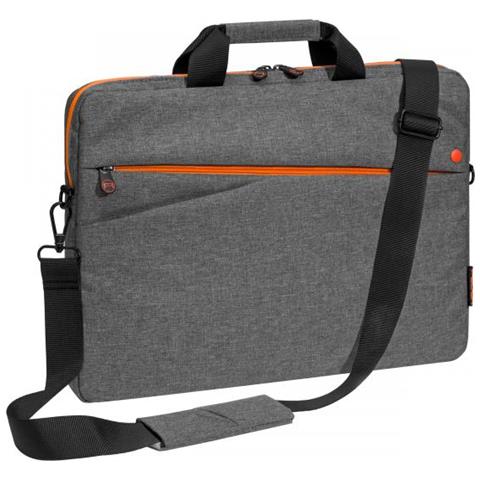 66063040 Borsa Per Notebook 33,8 Cm (13.3"") Grigio, Arancione - Foto 1