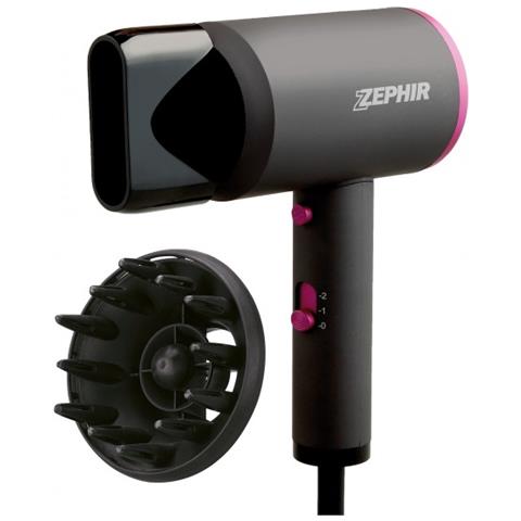 ZHB2000 asciuga capelli 2000 W Nero - Foto 1