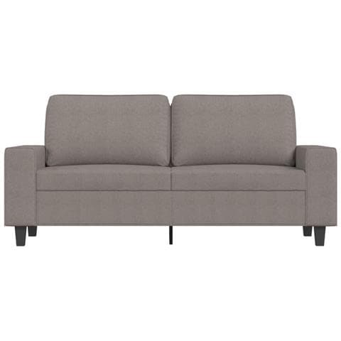 Divano A 2 Posti Tortora 140 Cm In Tessuto - Foto 3