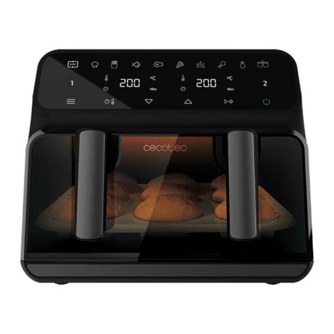 Friggitrice ad Aria Cecofry Advance 9000 Window Capacità 9 Litri 2200 Watt Colore Nero - Foto 1