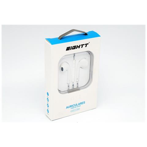 EAUR-APW cuffia e auricolare Cuffie Cablato In-ear Musica e Chiamate Bianco - Foto 4