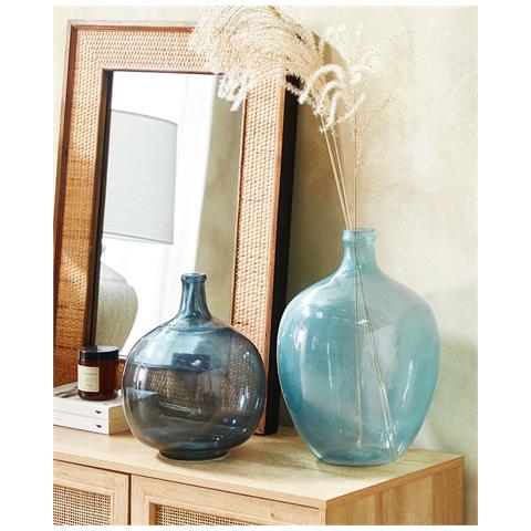 Vaso Da Fiori Roti Vetro 39 Cm Azzurro - Foto 7