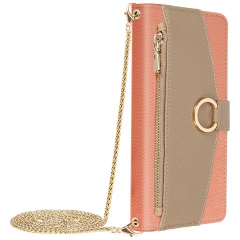 Custodia Tracolla Per Samsung Galaxy A54 5g Portafoglio Tasca Con Zip - Foto 2