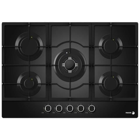 Piano Cottura da Incasso FAG6650N Gas 5 Zone Cottura da 60 cm Colore Nero - Foto 1