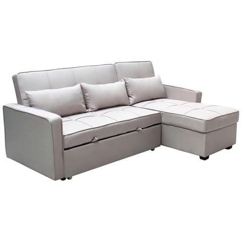 Divano Letto Da Interno In Acciaio E Tessuto Con Cuscini Inclusi Easy Bed - Foto 1