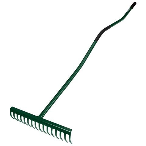 Rastrello A 16 Denti, Manico In Metallo Gommato, Ergonomico - Foto 1