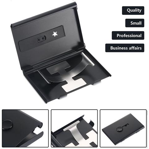 Porta Biglietti Da Visita Funzionale, Porta Biglietti Da Visita Di Grande Grey - Foto 2