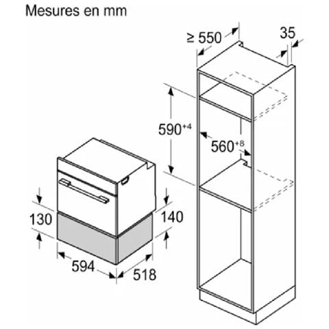 Cassetto Scaldavivande 14 Cm Nero - Bic7101b1 - Foto 6
