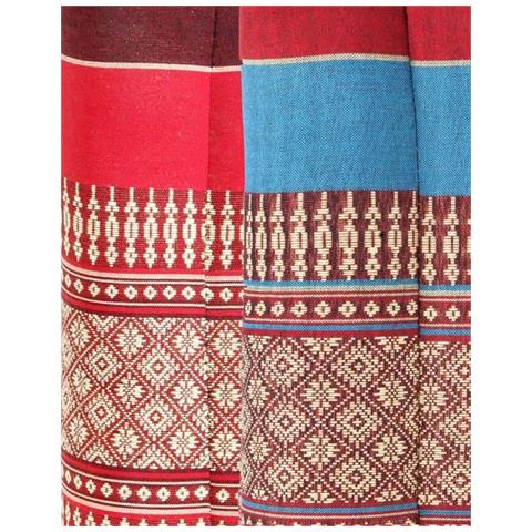 Standard - Set Di 2 Cuscini Standard Zafu Yoga E Meditazione - Kapok 100% Naturale Ad Alta Densità - Comfort E Fermezza - Stabilità Del Sedile - Blu Bordeaux / Rosso Bordeaux - Foto 7