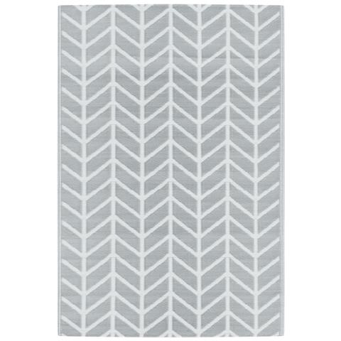 Tappeto Da Esterni Grigio 120x180 Cm In Pp - Foto 2