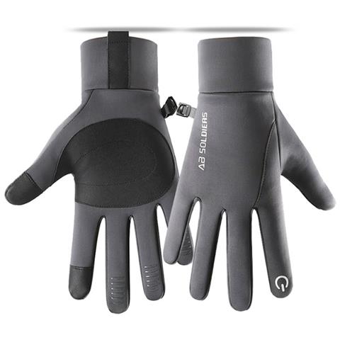 Guanti Invernali Touchscreen - Caldi, Antivento E Impermeabili Grey L - Foto 2