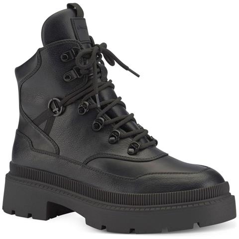 Black Casual Closed Booties Stivaletti Sintetico E Tessile Scarpe Donna Nero Eu 36, 1-26886-39 007 - Foto 2